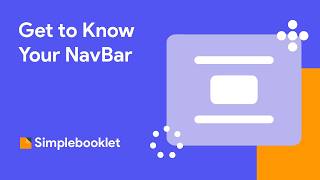 Get to Know Your Navbar in Simplebooklet