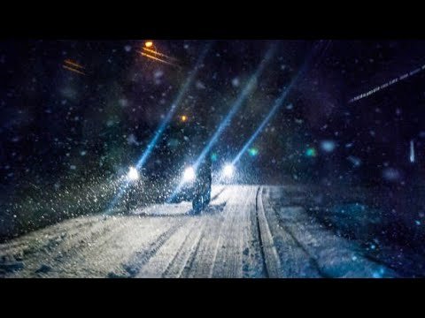 Ed driving to work in snow ️ - YouTube