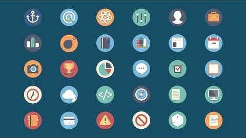 90 Animated Icons Pack after effects templates