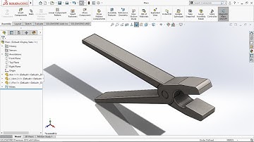 Design a Pliers Use Solidworks