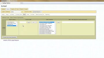 SynApp2 Tutorial (part 2) - A Human Resources Application for Oracle® Database