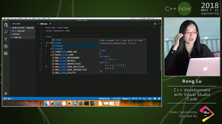 C++Now 2018: Rong Lu C++ Development with Visual S...