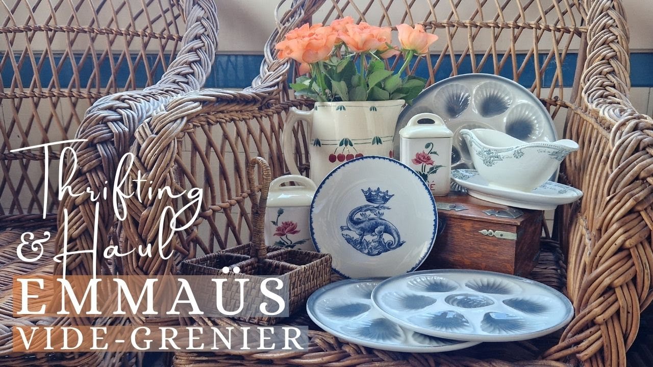 En attendant le printemps, on chine chez Emmaüs et en vide-greniers Vol.1 - Haul vintage | VLOG #10