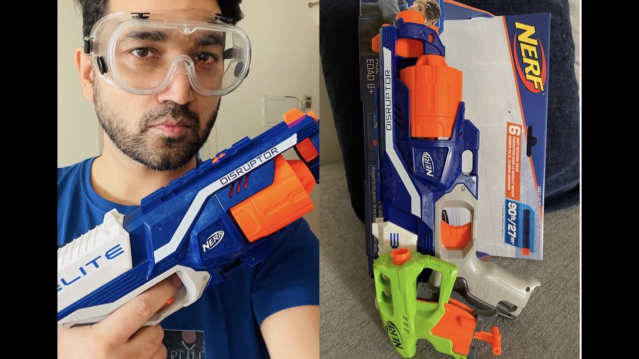 Nerf Nstrike Nanofire & Elite Disruptor: Review & Give Away : India Made