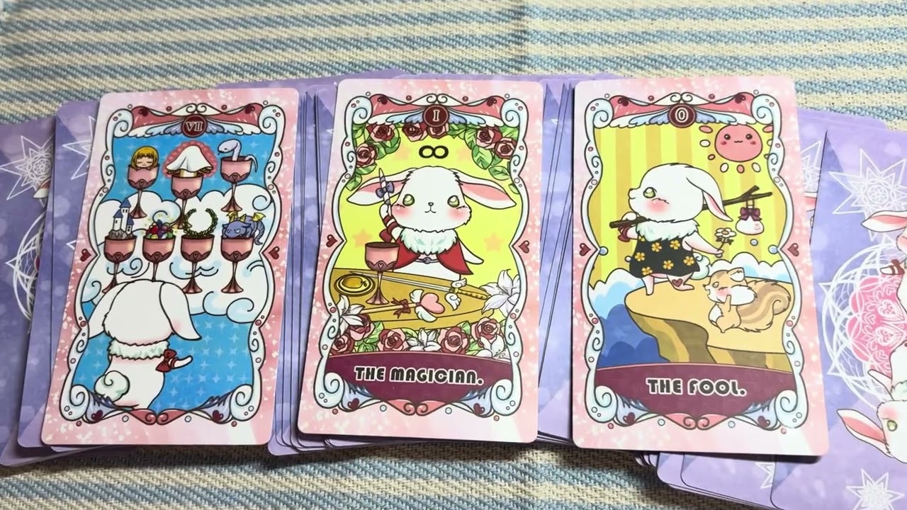 💓happy Love tarot （タロットカード）の開封動画💓🐰💓カード解説