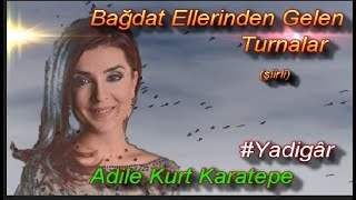 Adile Kurt Karatepe || (Şiirli) Bağdat Ellerinden Gelen Turnalar || Resimi