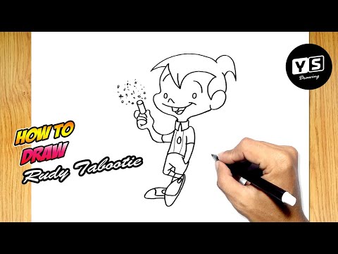 How To Draw Rudy Tabootie From Chalkzone 