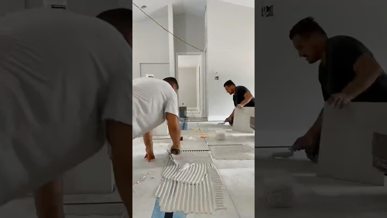 From start to finish! Floor installation done right. 