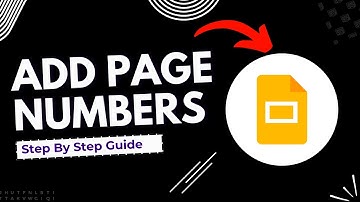 How to add page number in google slides (Step By Step)