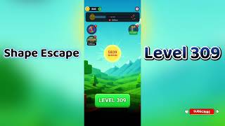 🔥 Shape Escape Level 309 Walkthrough | Can You Solve It? 🧠💥