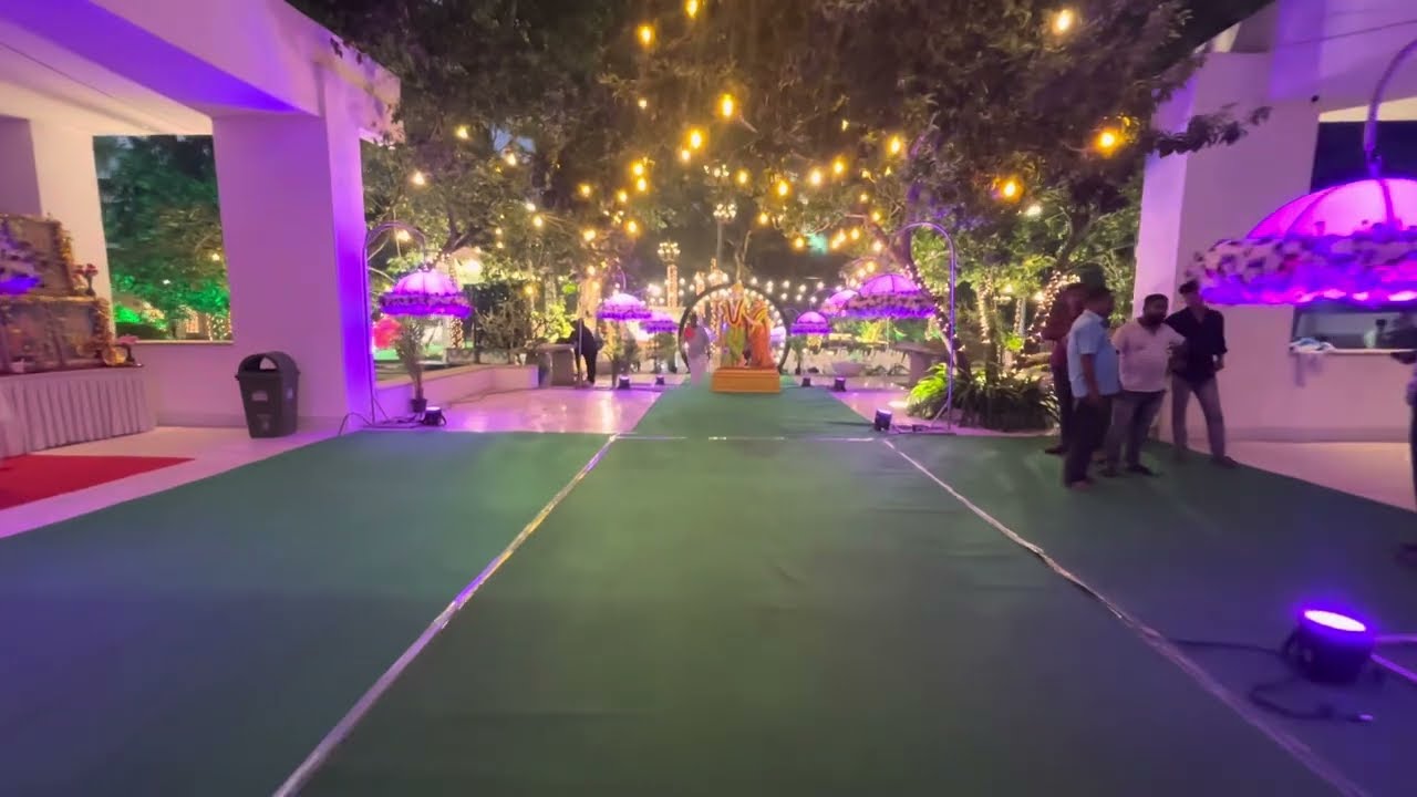 Moon Gate Bangalore || Wedding Decorations and lighting || Mirchi light || Pope sound || Led wall ||