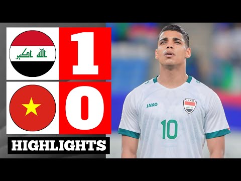 AFC U23 Asian Cup : Iraq vs Vietnam U23 1-0 Highlights 2024
