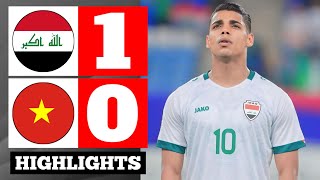AFC U23 Asian Cup : Iraq vs Vietnam U23 1-0 Highlights 2024
