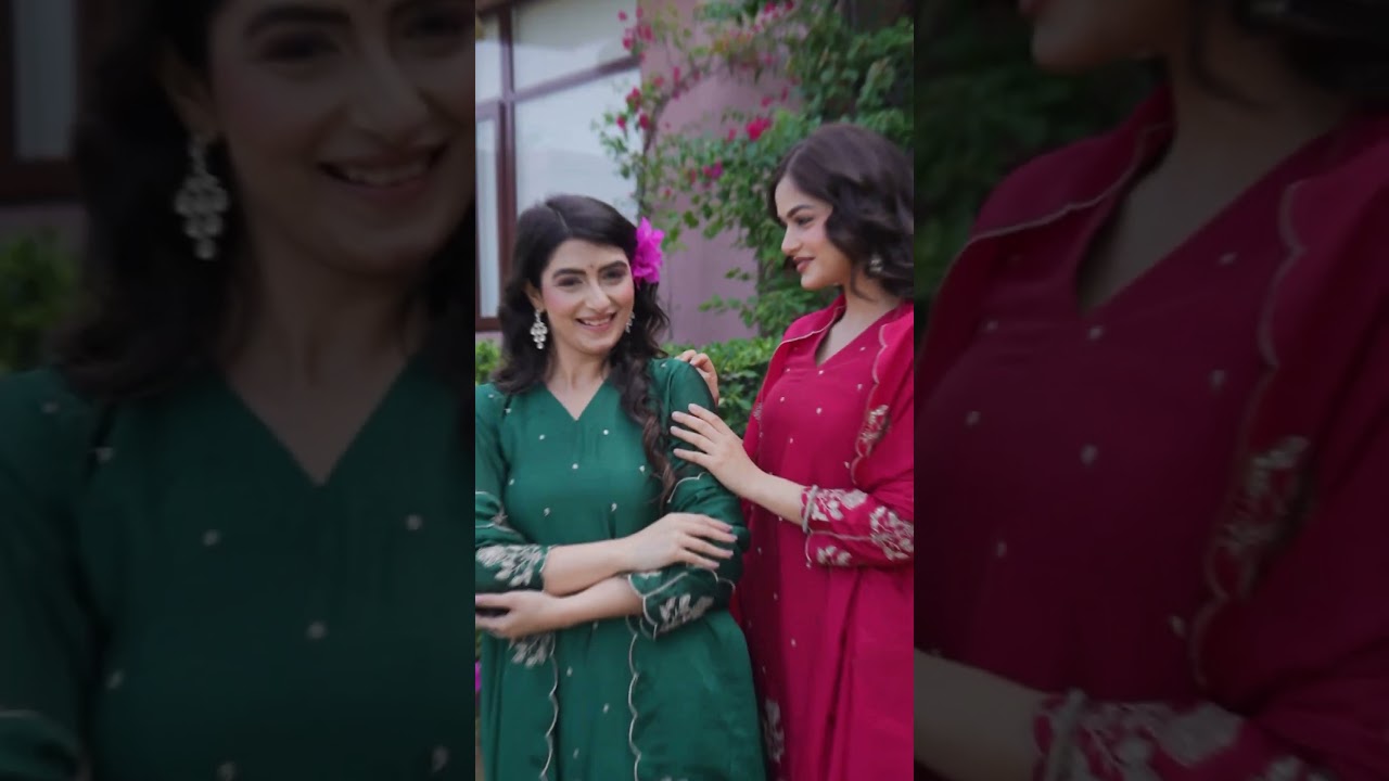 Dark Pastel Red Embroidered Suit