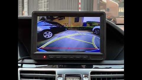 GreenYi 155 Degree HD 4089T Dynamic Trajectory Parking Line Rear View Reverse Backup Camera