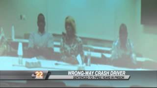 20-Year-Old Woman Sentenced to 3 Years for Fatal Wrong-Way Crash