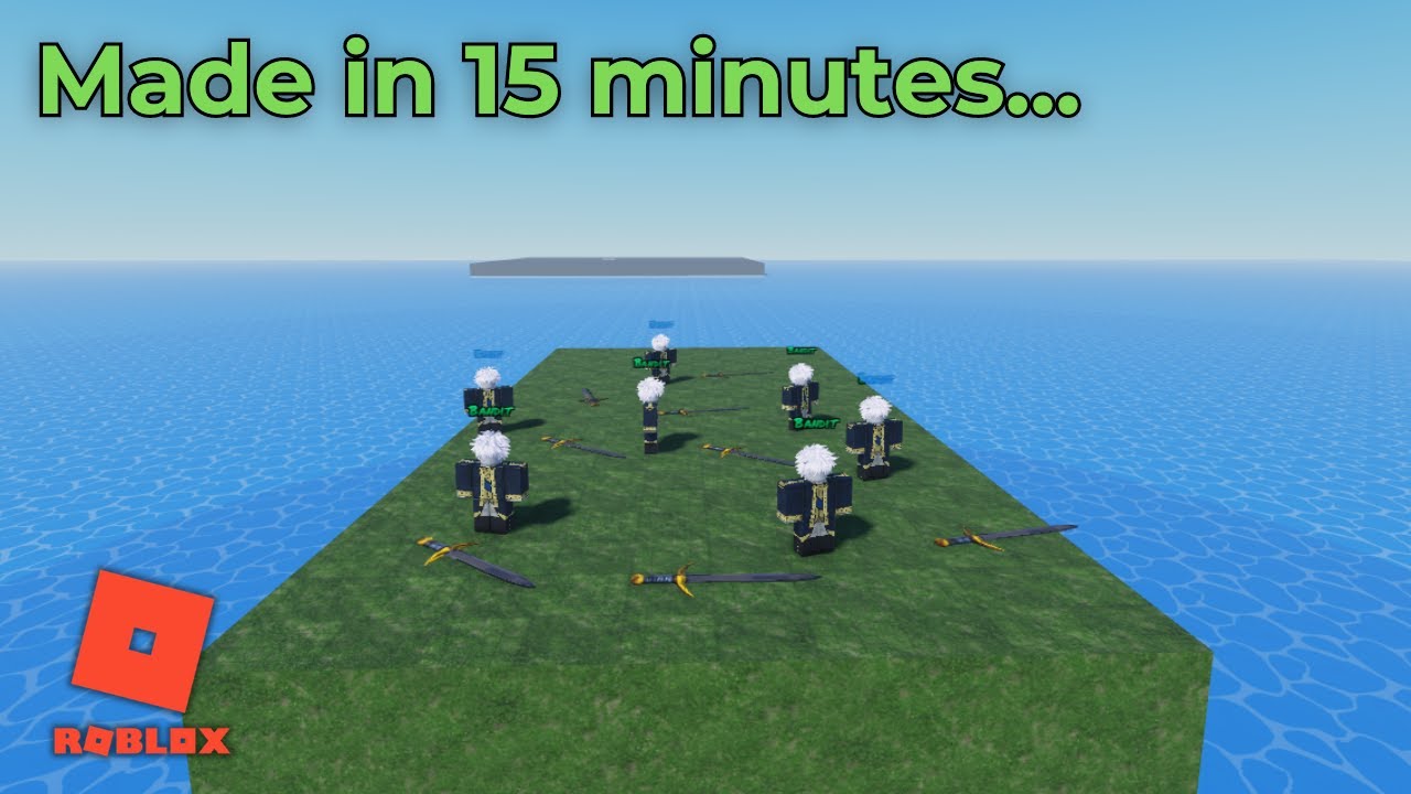 I Made a Roblox Game in 15 Minutes.. - YouTube