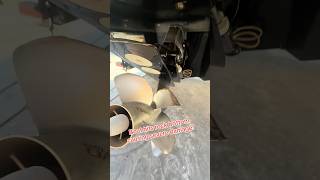 Hitting rock bottom can cause serious damage! #boat #marinemechanic #boatrepair #subscribe #shorts