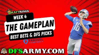 NFL Week 4 DraftKings & FanDuel Best Bets and DFS Picks  | The Gameplan screenshot 2