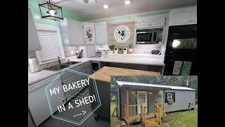 Take a tour of my bakery sheshed!