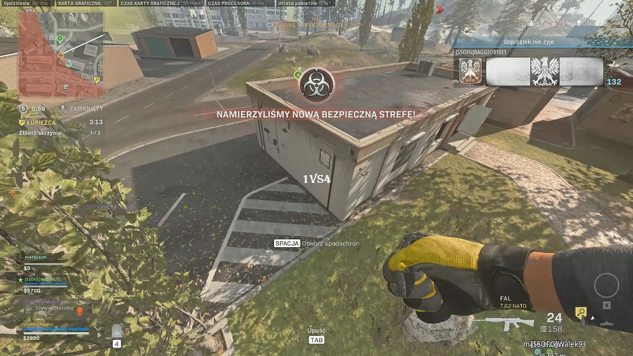 1vs4 cod warzone - YouTube