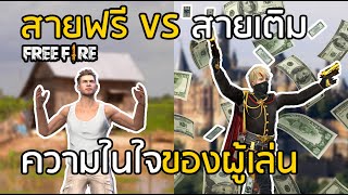 Free Fire ความในใจของ สายเติม VS สายฟรี (อย่าเอาความจริงมาพูด) พากย์เกรียน