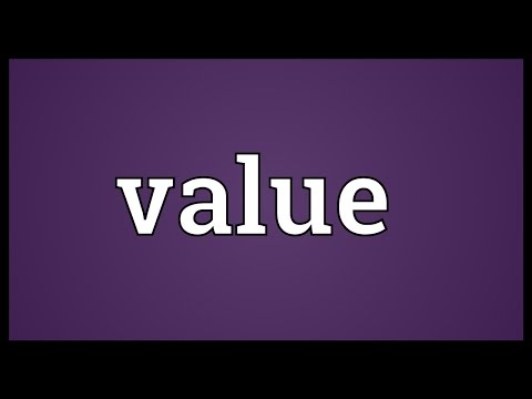 वीडियो: कार्यात्मक मूल्य के निर्माण का क्या अर्थ है?