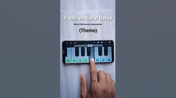 Kabhi Jo Baadal Barse Music Tune STyLisH Piano Tutorial 