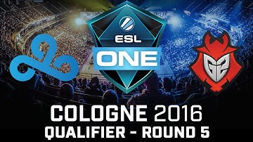 ESL One Cologne 2016 Main Qualifier CS:GO Highlights | Round 5 | Cloud9 vs. G2 | Cache