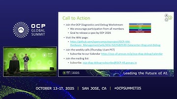 Introduction to OCP Diagnostics and Debug Workstream