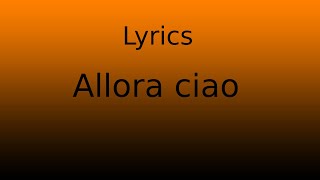 Allora ciao - Shade (UnOfficial Lyrics)