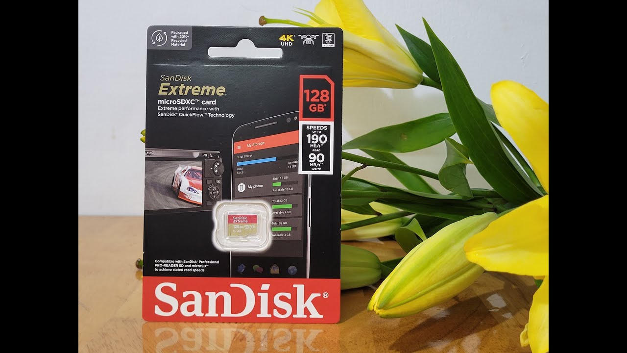 🎥 Micro SDXC 128GB Sandisk Extreme A2 V30 190MB/s - Thẻ Nhớ Minh Hằng — Video review, click xem trên YouTube