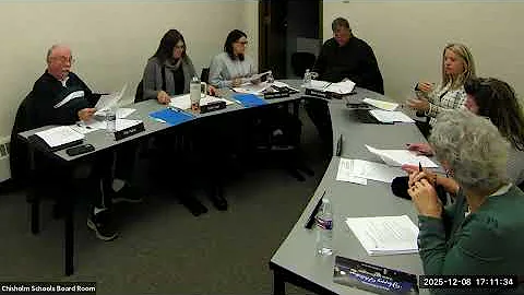 Regular School Board Meeting - December 8, 2025