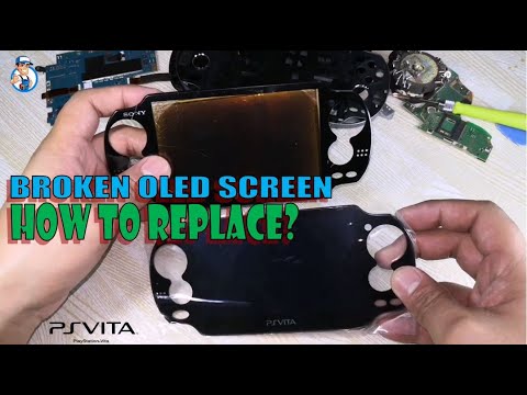 How To Replace PS VITA Broken LCD Screens And Disassembly | For PS VITA 1000 Models OLED Display