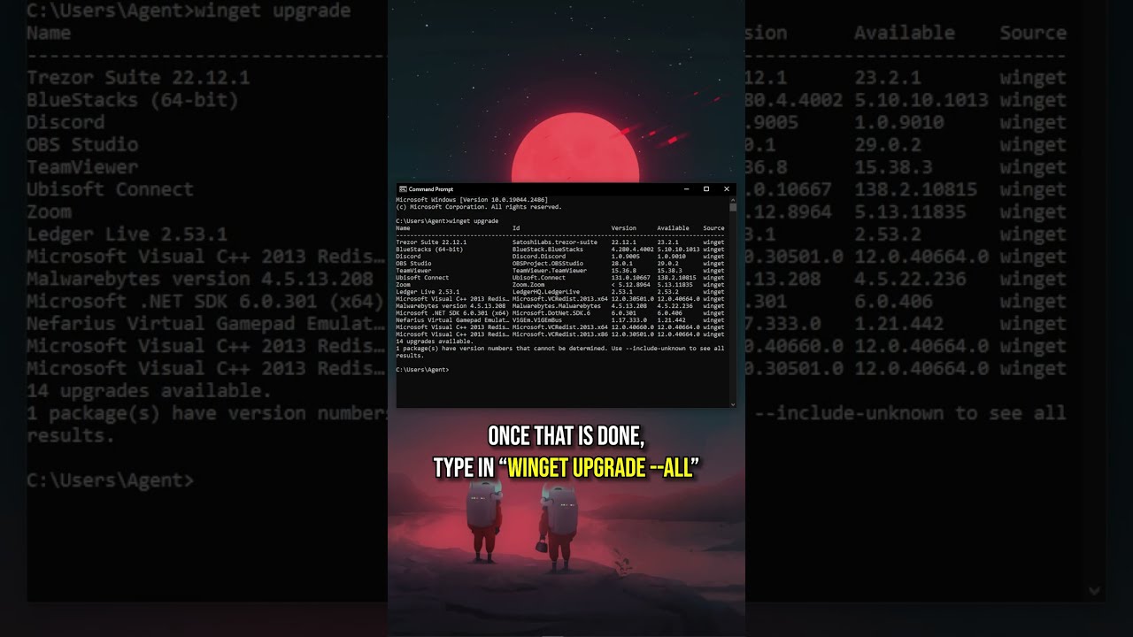 Update Windows Programs Using ONE Command 