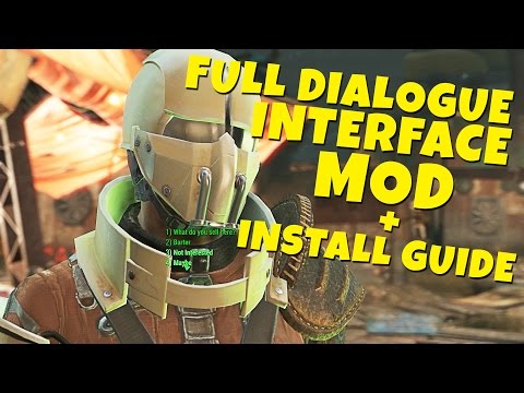 Fallout 4 - Full Dialogue Interface Mod Spotlight + Install Guide