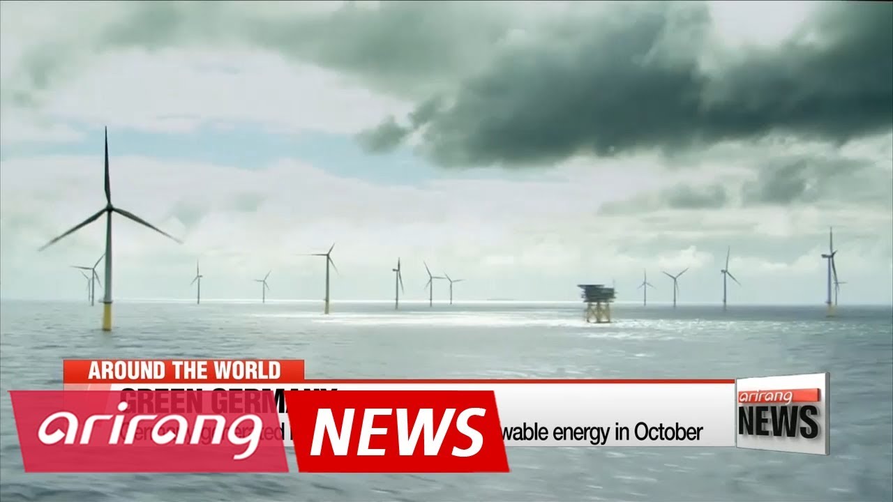 Germany generates record high levels of renewable energy - YouTube