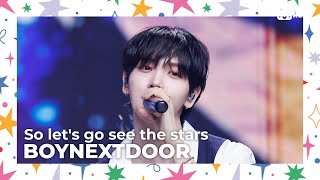 [SHINE STAGE 특집] BOYNEXTDOOR (보이넥스트도어) - So let's go see the stars #엠카운트다운 EP.842 | Mnet 240509 방송｜Mnet K-POP