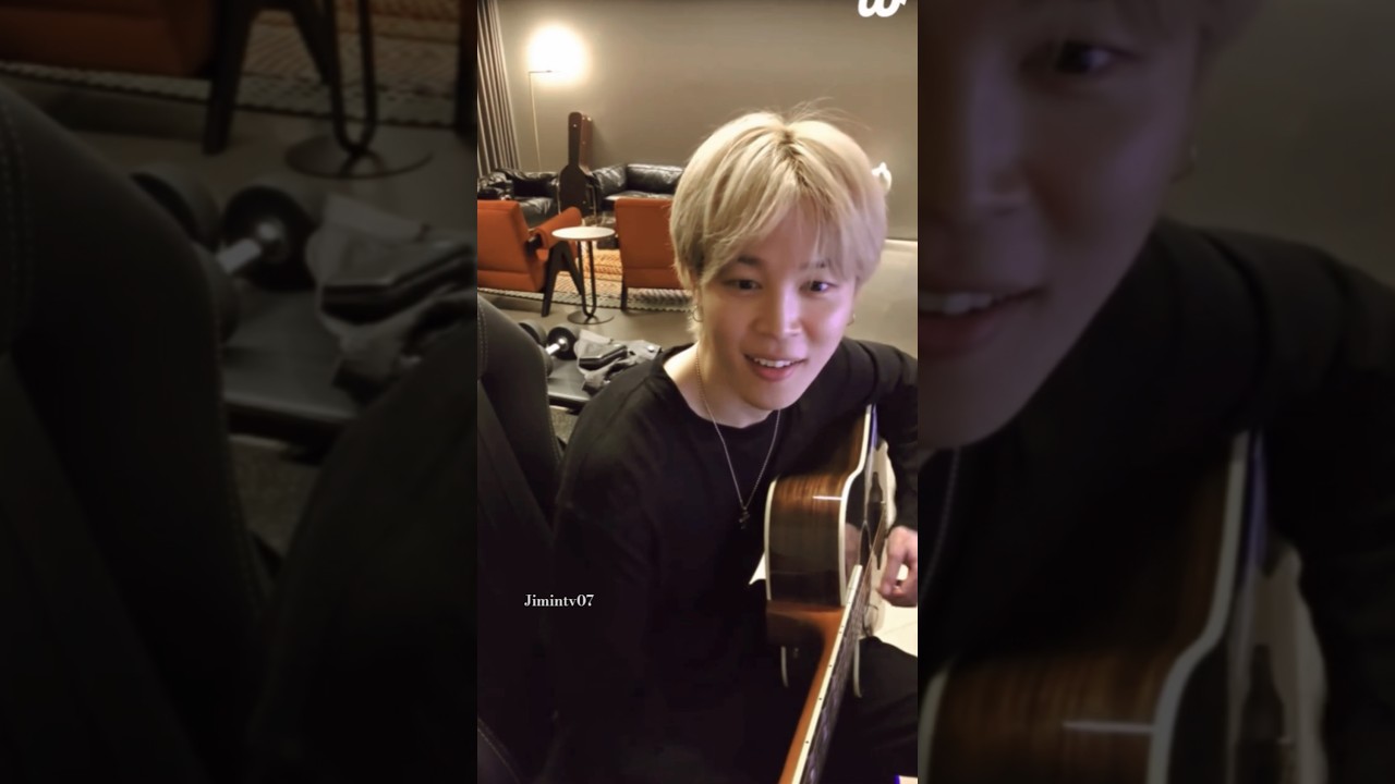 Jimin & guitar 🎸🎶