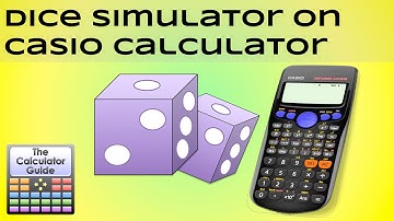 Dice Simulator ⚀ ⚁ ⚂ ⚃ ⚄ ⚅ Use your calculator instead of dice! (random number, Casio)
