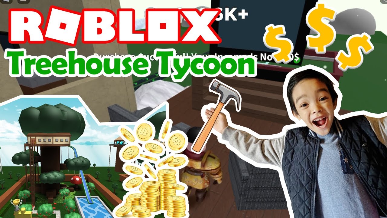 Building My First Tree House Treehouse Tycoon Roblox Youtube - treehouse tycoon roblox videos