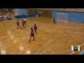 6日 ハンドボール女子 国体記念体育館Dコート 富岡東×立命館守山 2回戦 1