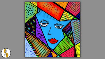 Figure Abstract Painting / Face Abstract Painting / Time Lapse / Procreate Art / iPad / Demo #281