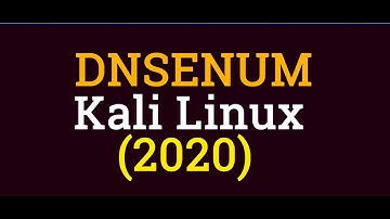 dnsenum Tutorial | Tutorial dnsenum Kali linux (2020)