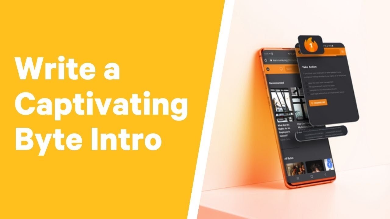 Upskilling Session: Write a Captivating Byte Intro - YouTube