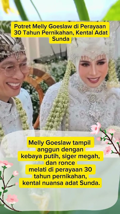 Potret Melly Goeslaw Di Perayaan 30 Tahun Pernikahan #mellygoeslaw #beritaartisterbaru #terkini