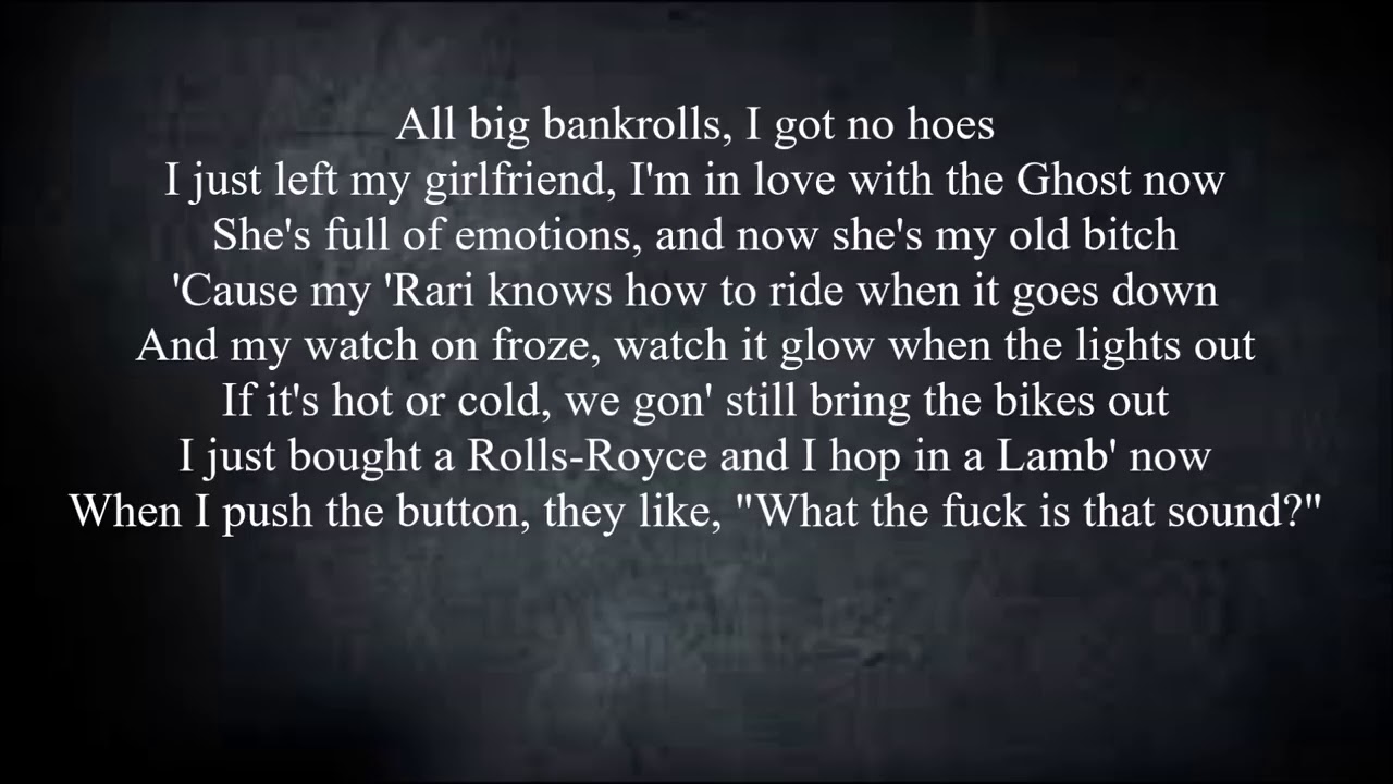 PnB ROCK KODAK BLACK & A BOOGIE HORSES LYRICS YouTube