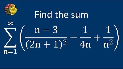 Evaluating the required sum using standard techniques