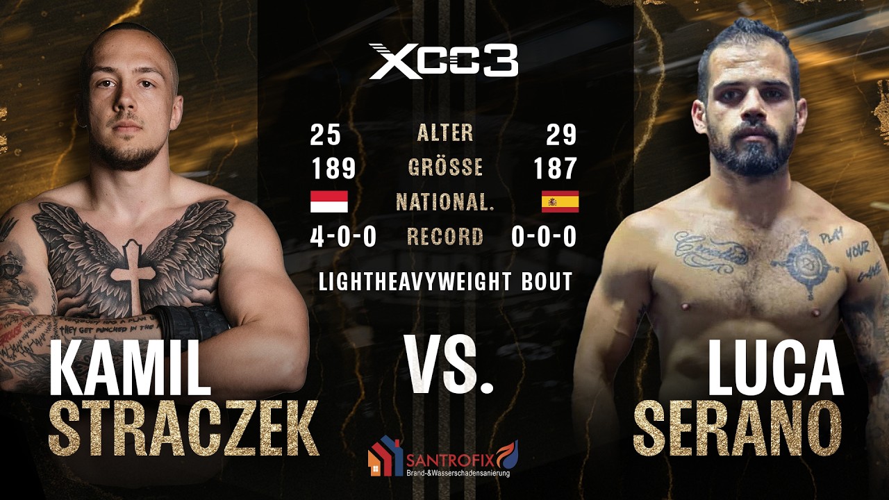 Kamil Straczek vs Luca Serano | XCC3 FULL FIGHT