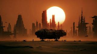 Cyberpunk Dystopian Ambient | The Outer Colony | Dark Sci-Fi Soundscape | Day &amp; Night Cycle [4K]